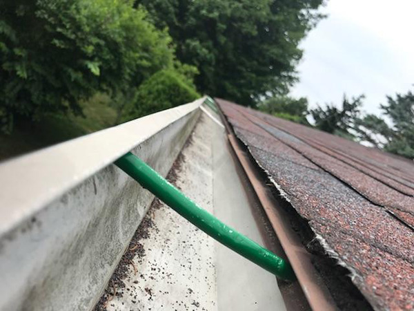 Custom Fit Gutter Protection - Before