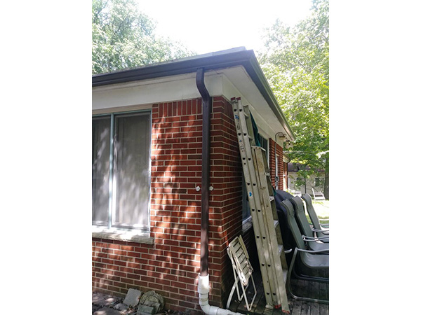 Seamless Gutter Installation for Water Damage - After