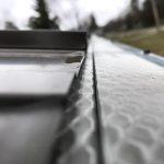 Steel Roof Gutter Installation