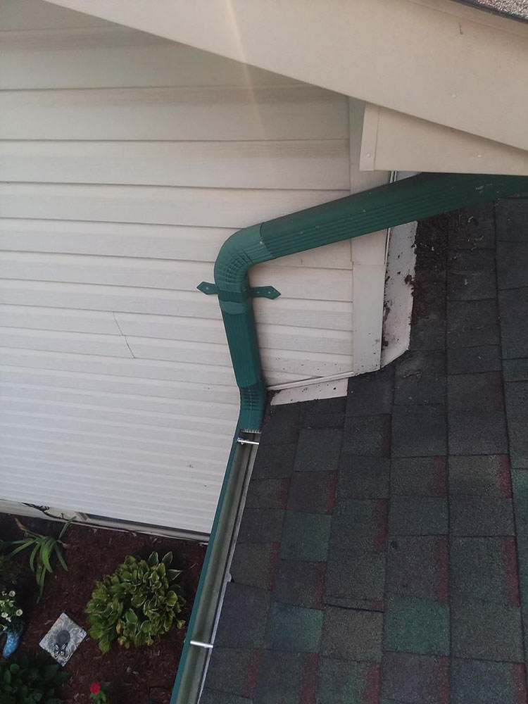 Custom Fit Gutter Protection Replacement - Before